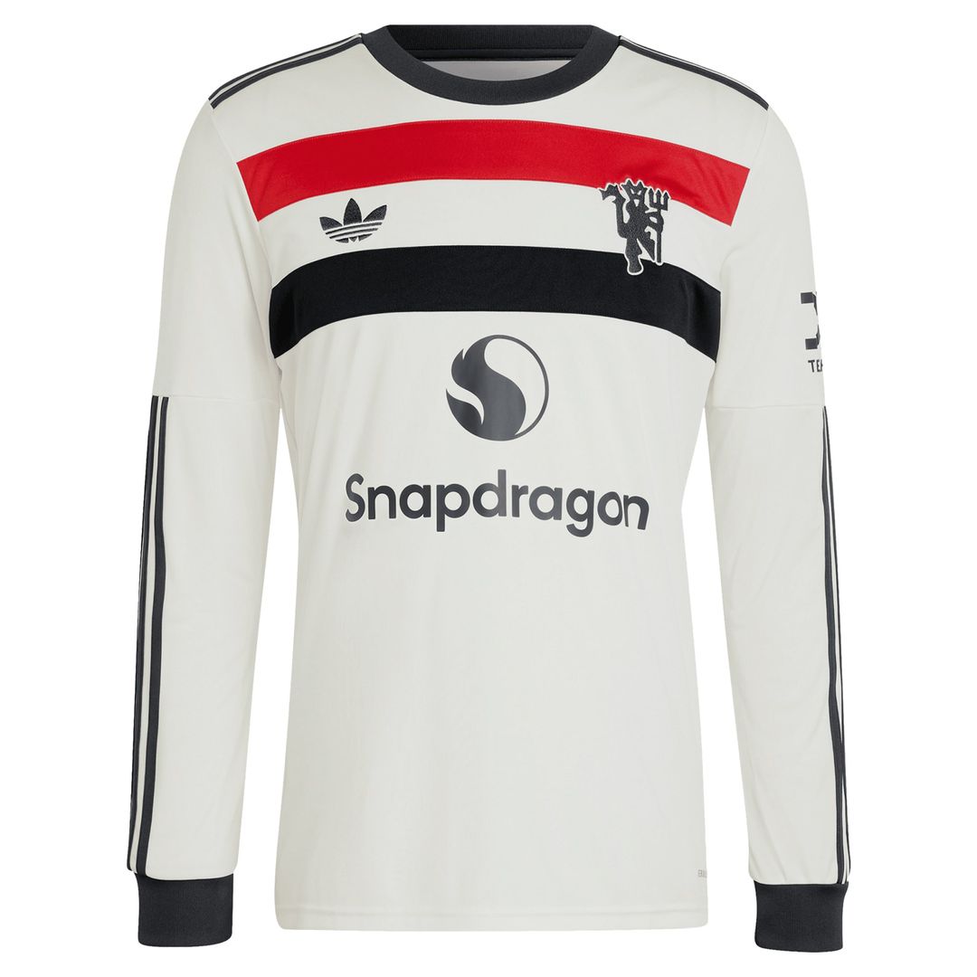 Rasmus Højlund Manchester United adidas 2024/25 Away Replica Long Sleeve Player Jersey - Navy