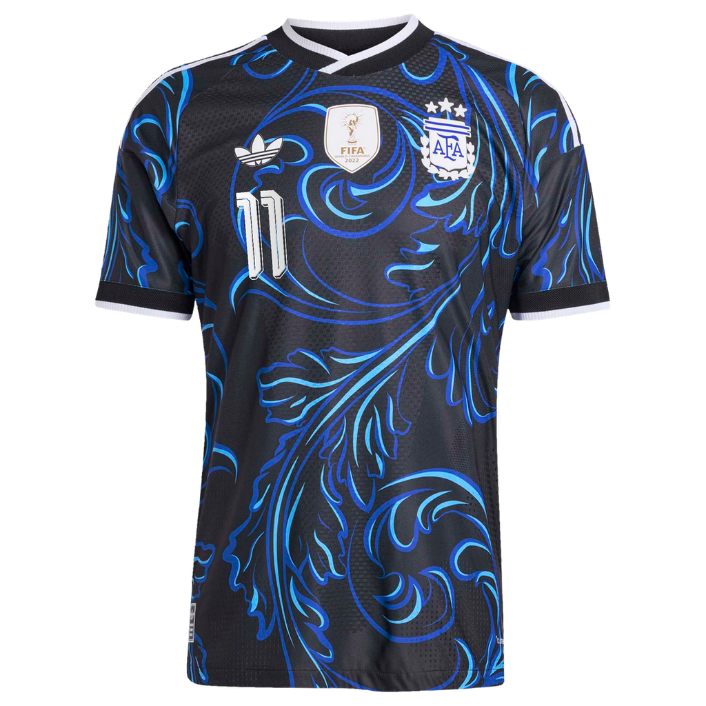 Angel Di Maria Argentina National Team adidas 2026 Away On-Field Authentic Jersey - Black