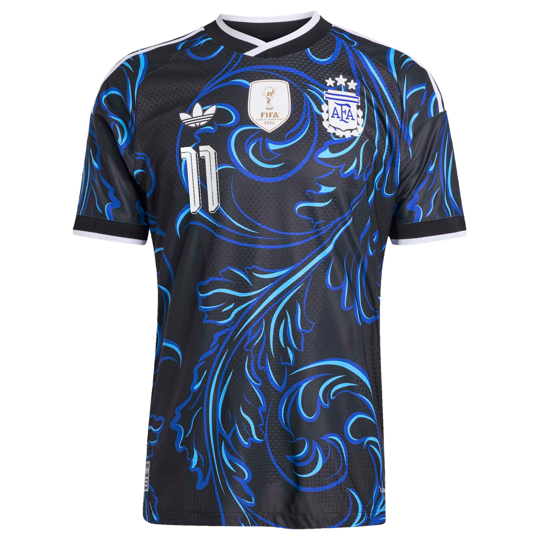 Angel Di Maria Argentina National Team adidas 2026 Away On-Field Authentic Jersey - Black