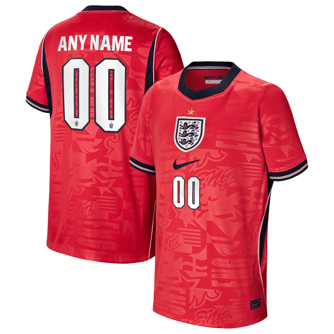 England National Team Nike Youth 2026 Home Stadium Replica Custom Jersey - White