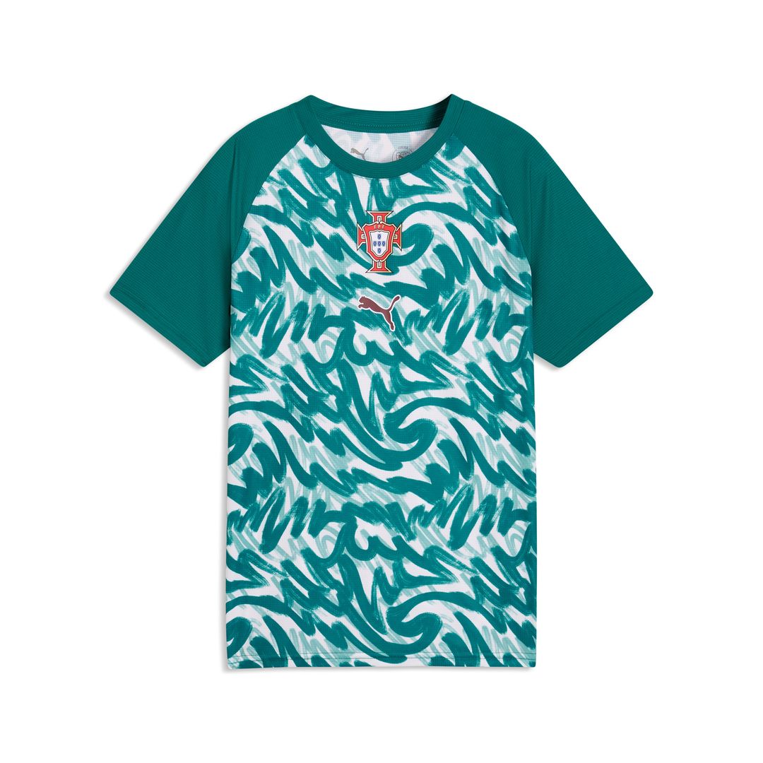 Portugal National Team Puma Youth Pre-Match Jersey - Red