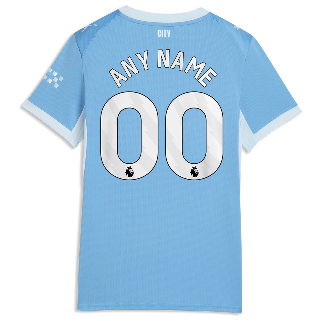 Manchester City Puma Women's 2026/27 Home Replica Custom Jersey - Light Blue