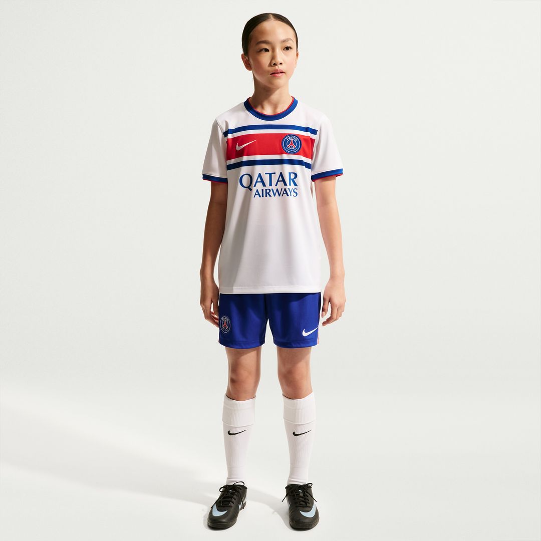 Paris Saint-Germain Nike Youth 2026/27 Away Pre-Match Top - White