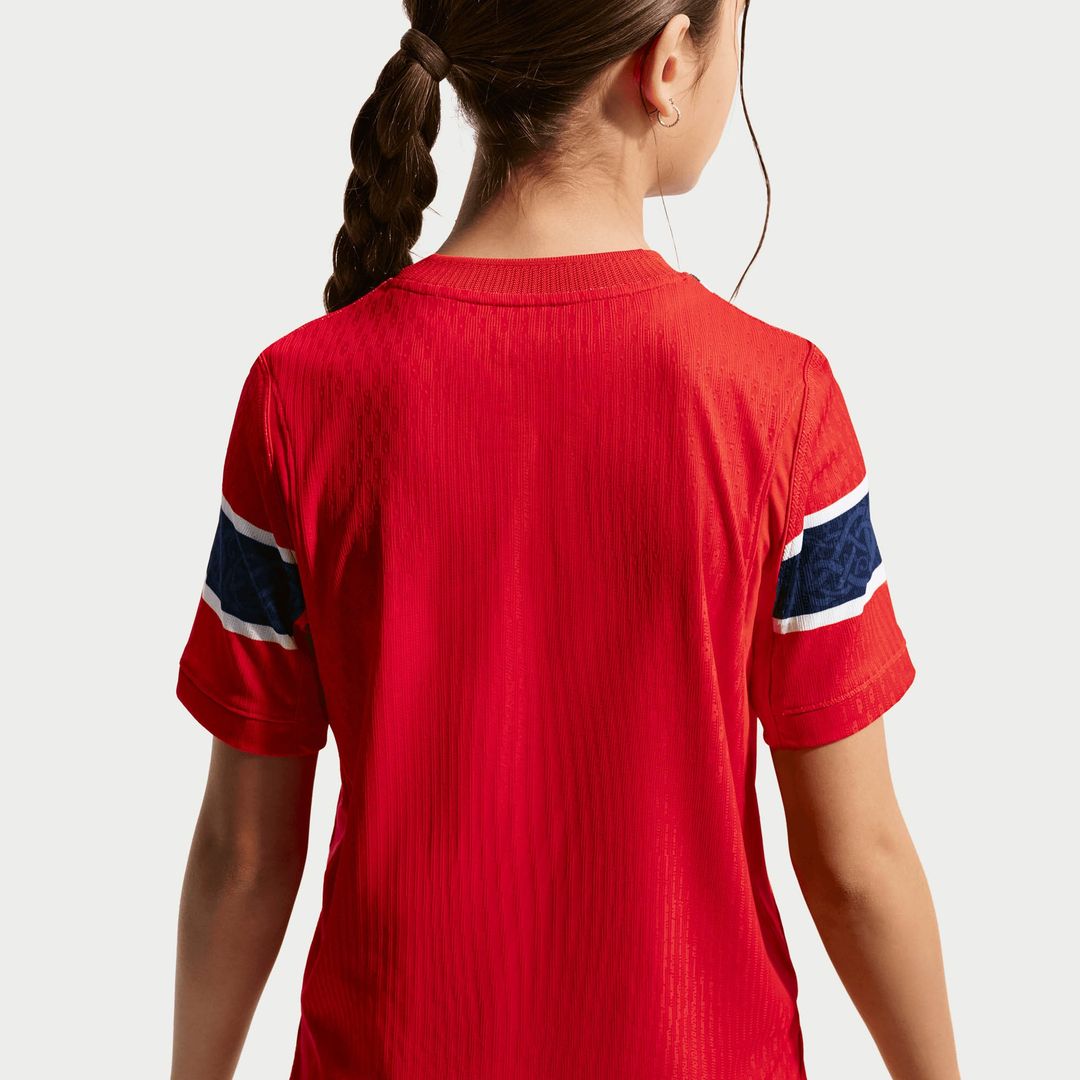 Norway National Team Nike Youth 2026 Home Match Authentic Jersey - Red