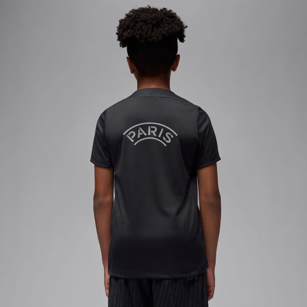 Paris Saint-Germain Jordan Brand Youth 2025/26 Strike Fourth Training Top - Black