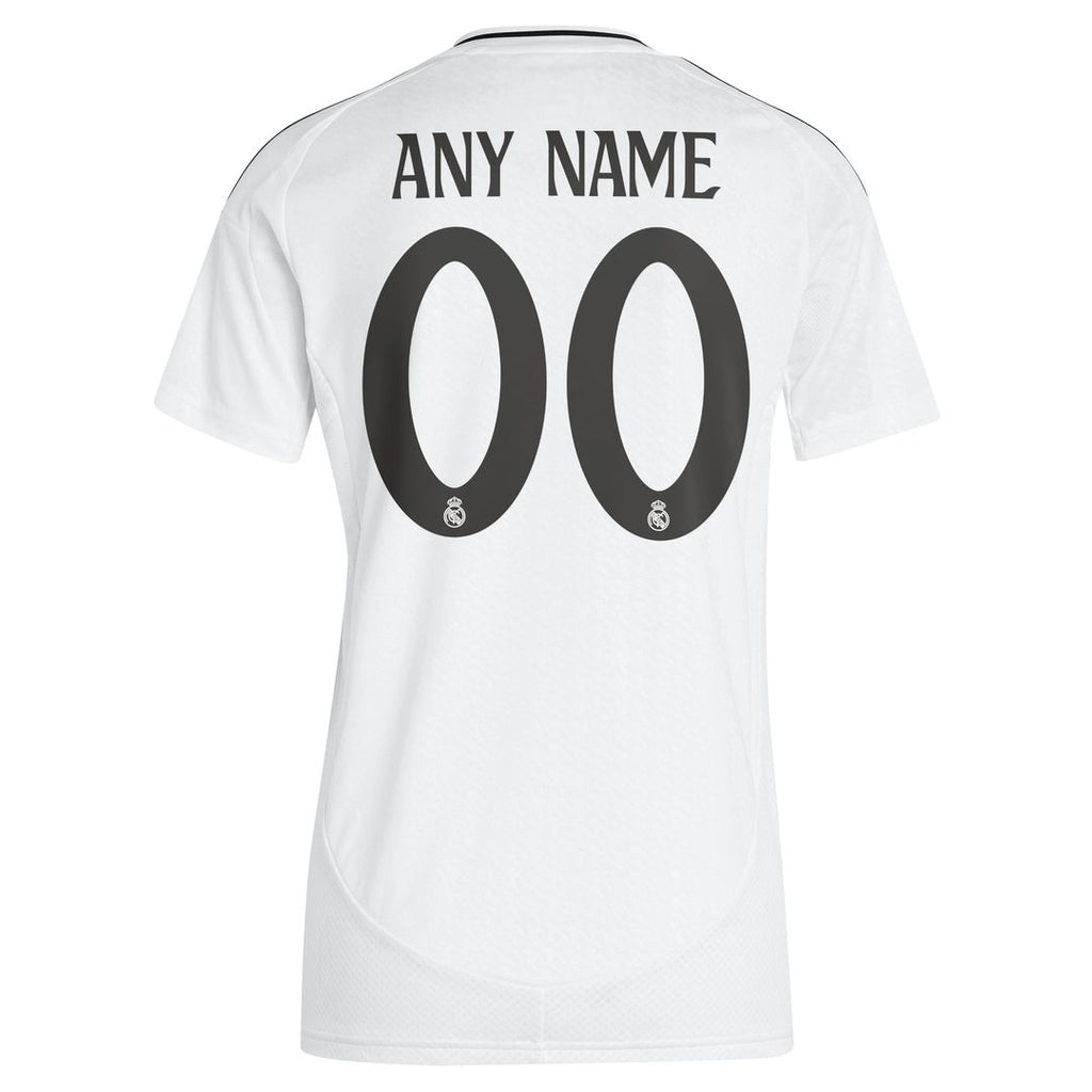 Real Madrid adidas Women's 2024/25 Home Replica Custom Jersey - White