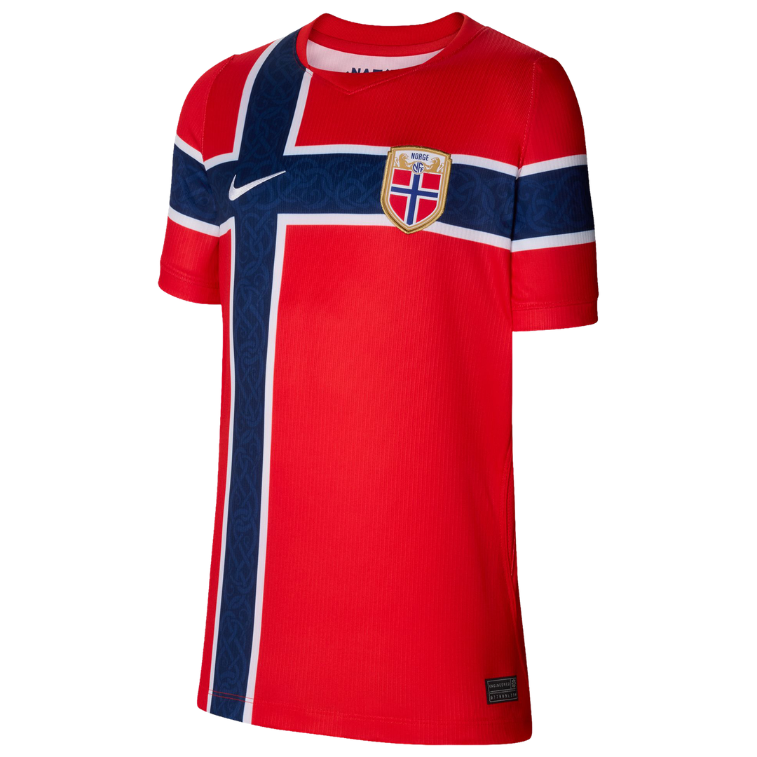 Norway National Team Nike Youth 2026 Home Stadium Replica Jersey - Red