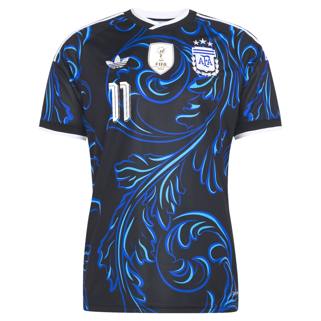 Angel Di Maria Argentina National Team adidas 2026 Away Replica Jersey - Black