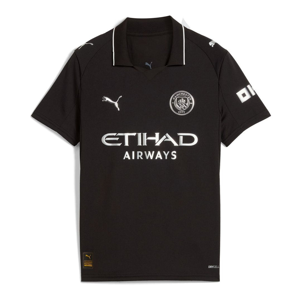 Manchester City Puma Youth 2025/26 Third Replica Custom Jersey - Green/Neon Green