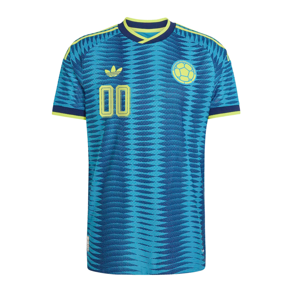 Colombia National Team adidas 2026 Home On-Field Authentic Custom Jersey - Yellow