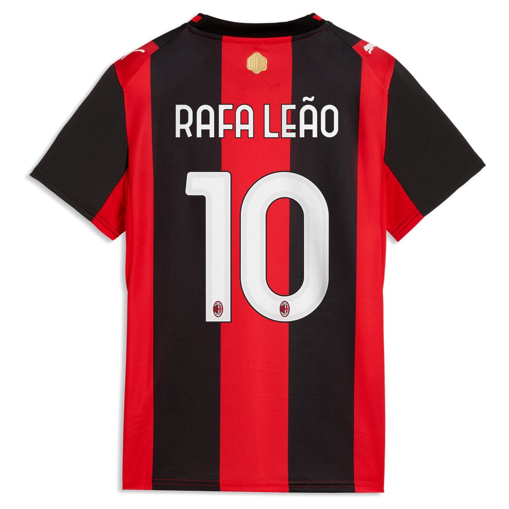 Rafael Leão AC Milan Puma Women's 2026/27 Home Replica Jersey - Black/Red