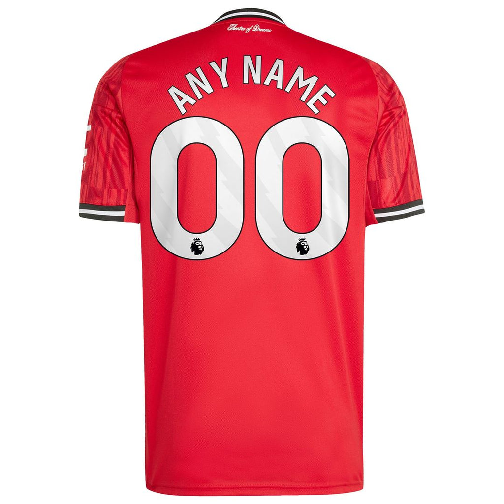 Manchester United adidas 2025/26 Away Replica Custom Jersey - White