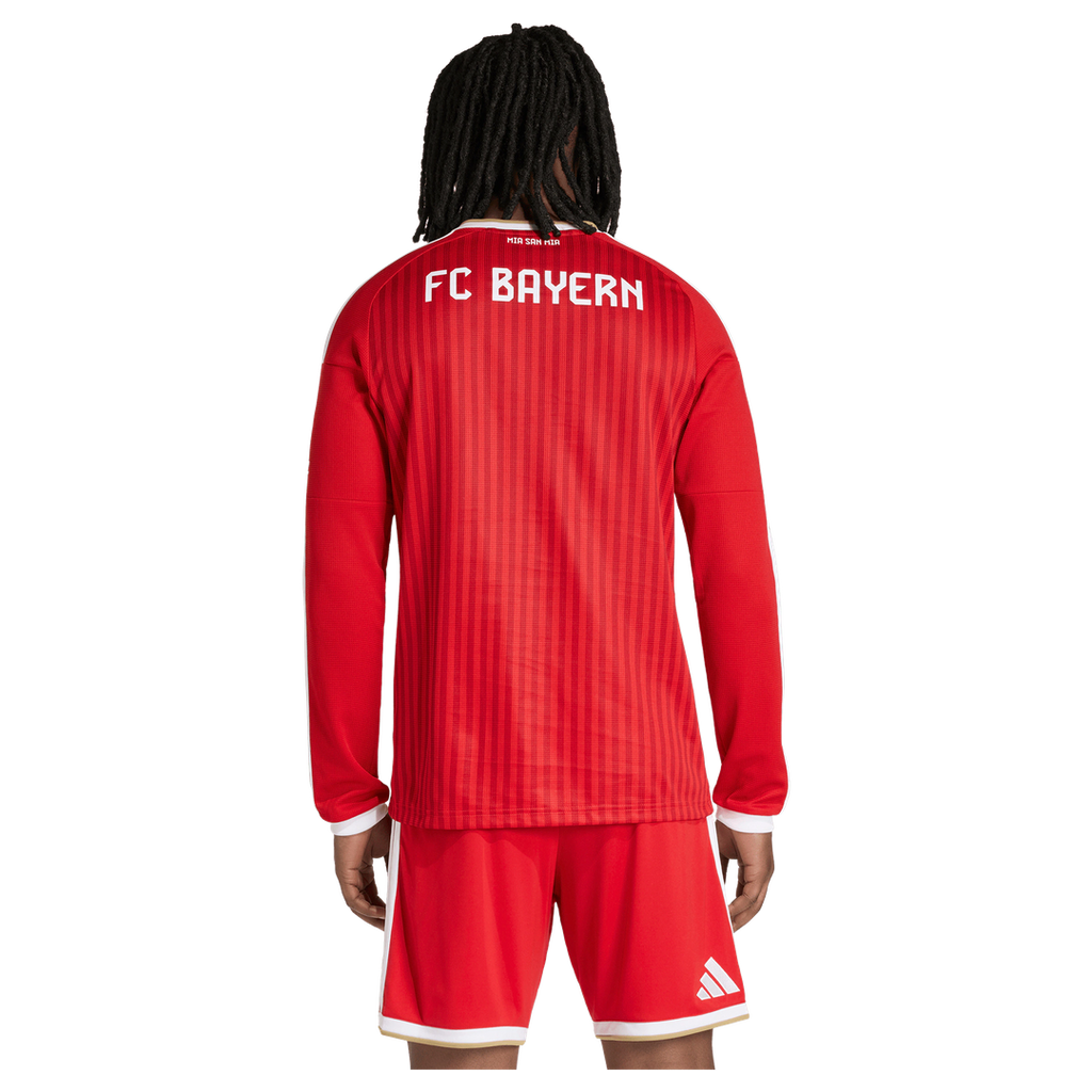 Bayern Munich adidas 2026/27 Home Replica Long Sleeve Jersey - Red