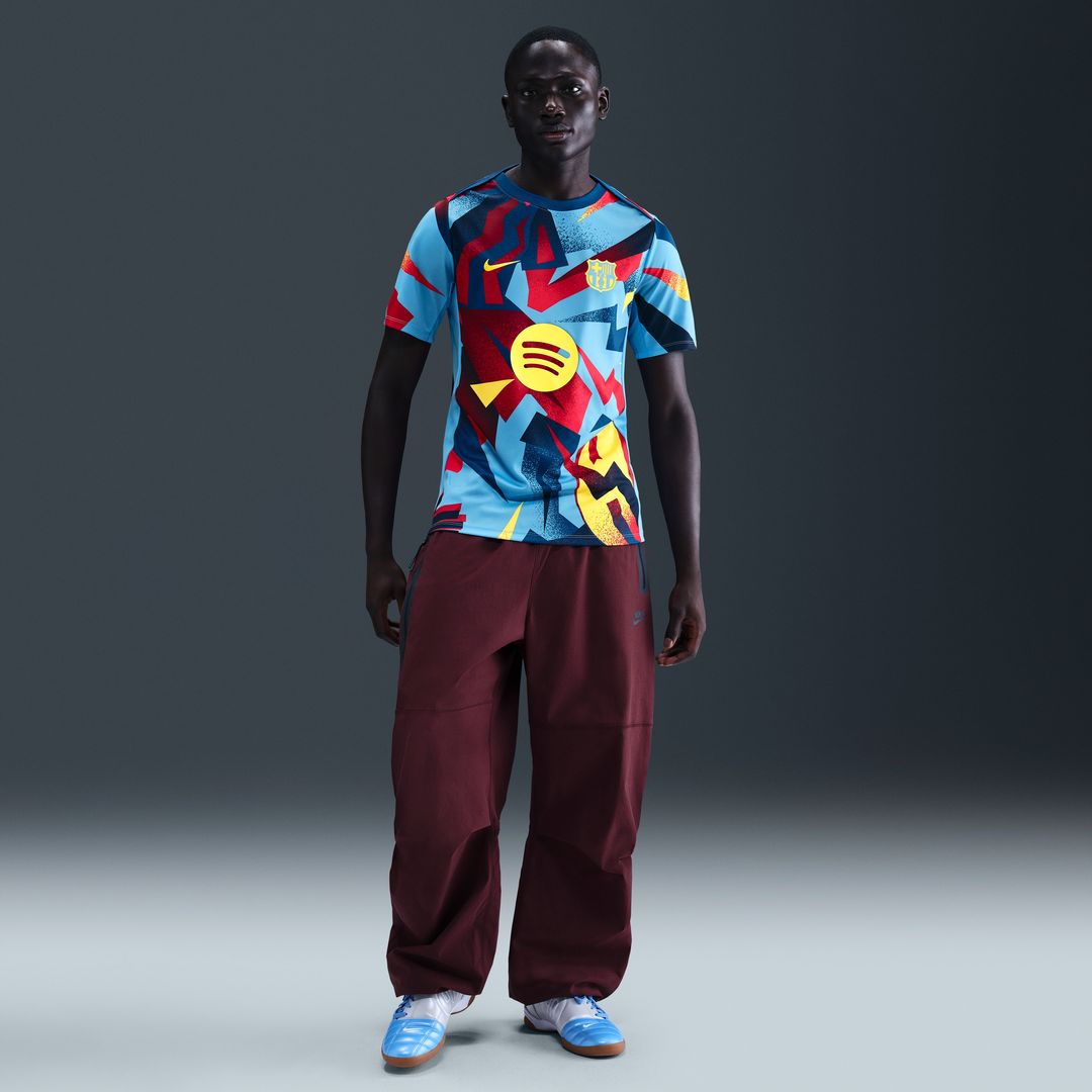 Barcelona Nike Special Edition Academy Pro Pre-Match Dri-FIT Top - Blue