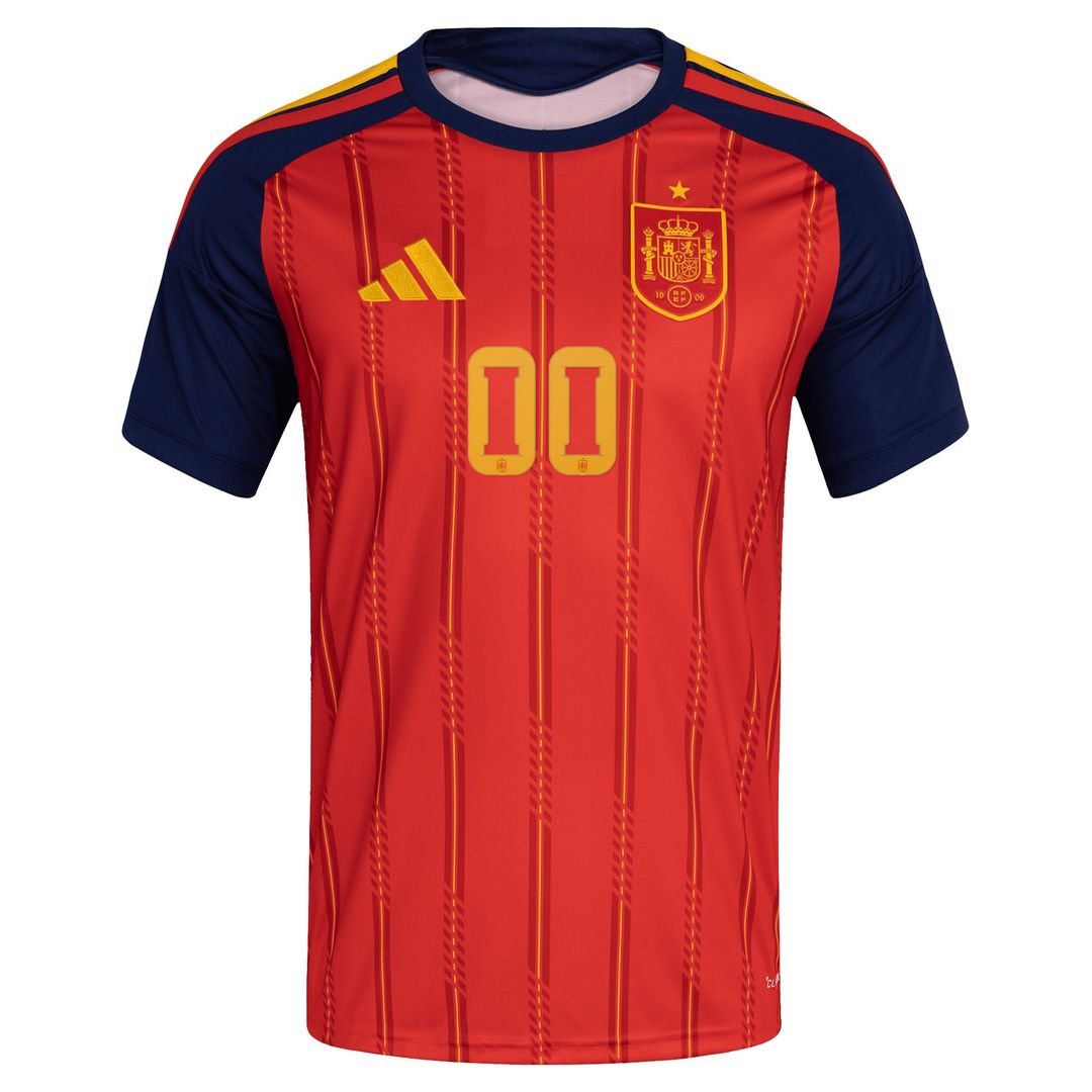 Spain National Team adidas 2026 Away Replica Custom Jersey - White