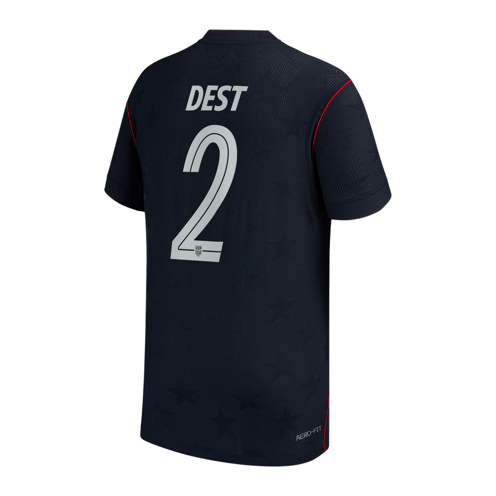 Sergiño Dest USMNT Nike Youth 2026/27 Away Stadium Replica Jersey - Blue