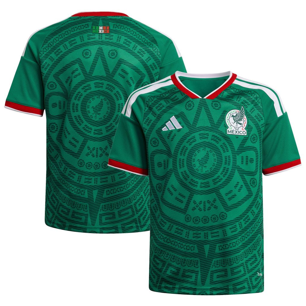Mexico National Team adidas Youth 2026 Home Replica Jersey - Green