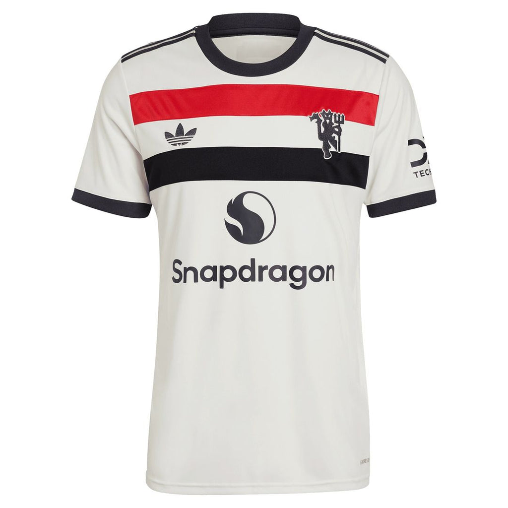Marcus Rashford Manchester United adidas Originals  2024/25 Third Replica Jersey - Cream