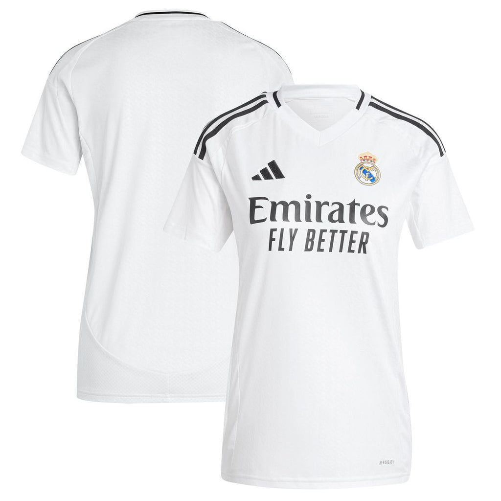 Real Madrid adidas Women's 2024/25 Home Replica Jersey - White