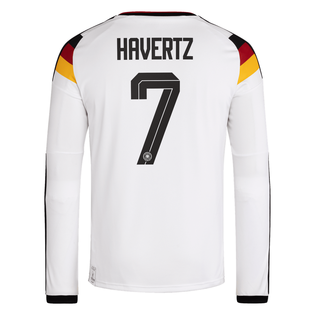 Kai Havertz Germany National Team adidas 2026 Away Replica Long Sleeve Jersey - Navy