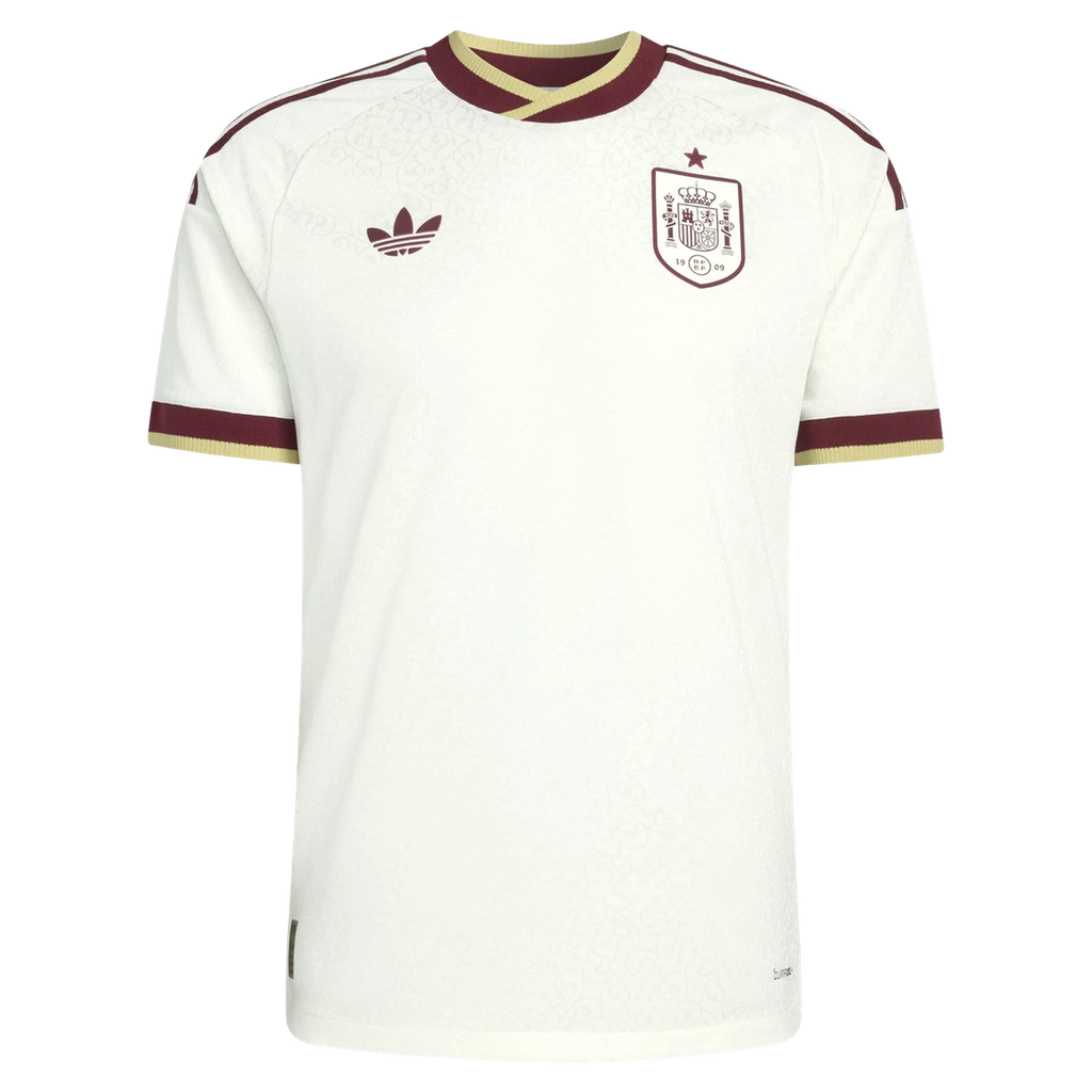 Spain National Team adidas 2026 Away On-Field Authentic Jersey - White