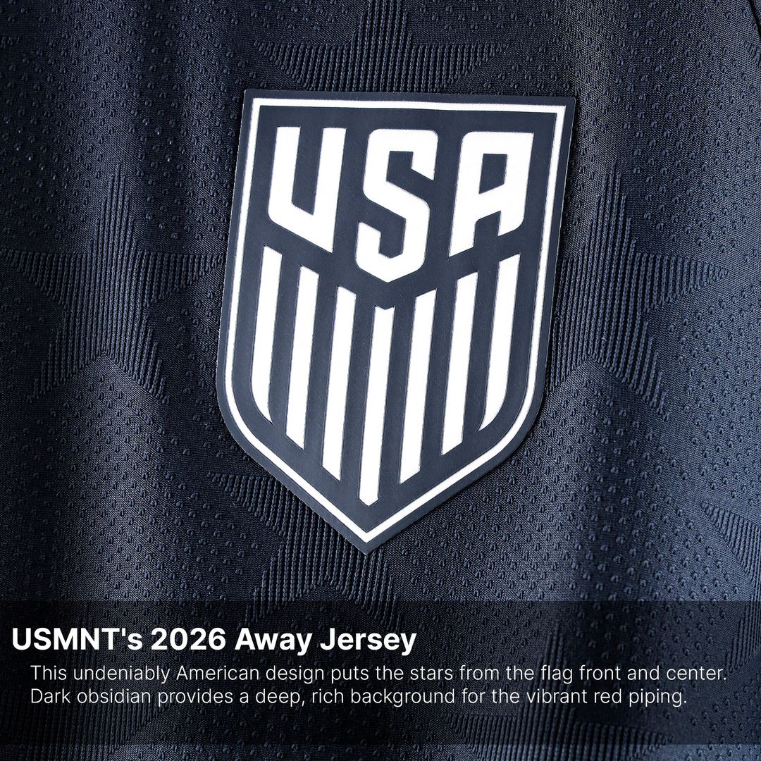 Tyler Adams USMNT Nike Youth 2026 Away Match Authentic Jersey - Blue