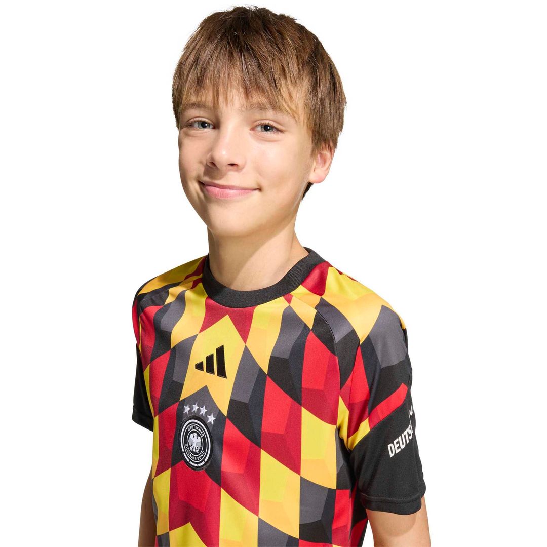 Germany National Team adidas Youth 2026 Pre-Match Top - Black