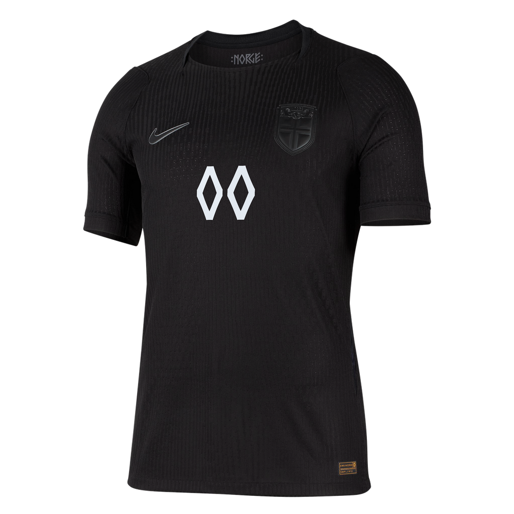 Norway National Team Nike 2026 Away Match Authentic Custom Jersey - Black