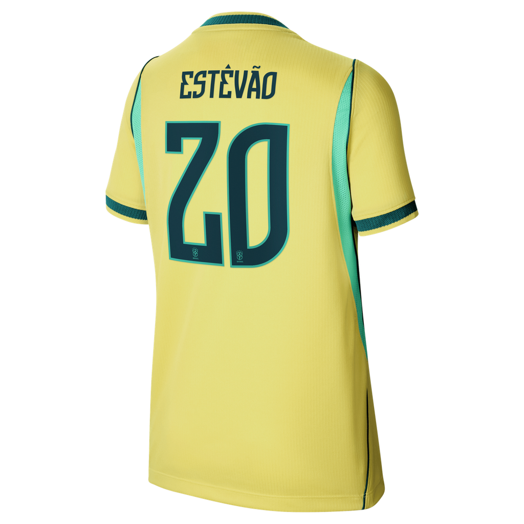 Willian Brazil National Team Nike Youth 2026 Home Stadium Replica Jersey - Yellow