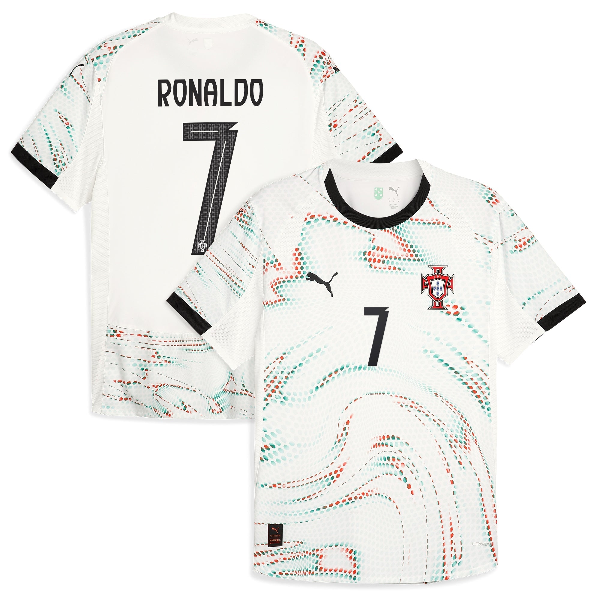 Cristiano Ronaldo Portugal National Team 2025 Away Jersey - White